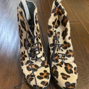 Cheetah Heeled LF booties